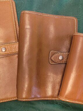 3 Filofax Malden Ochre (bundle)